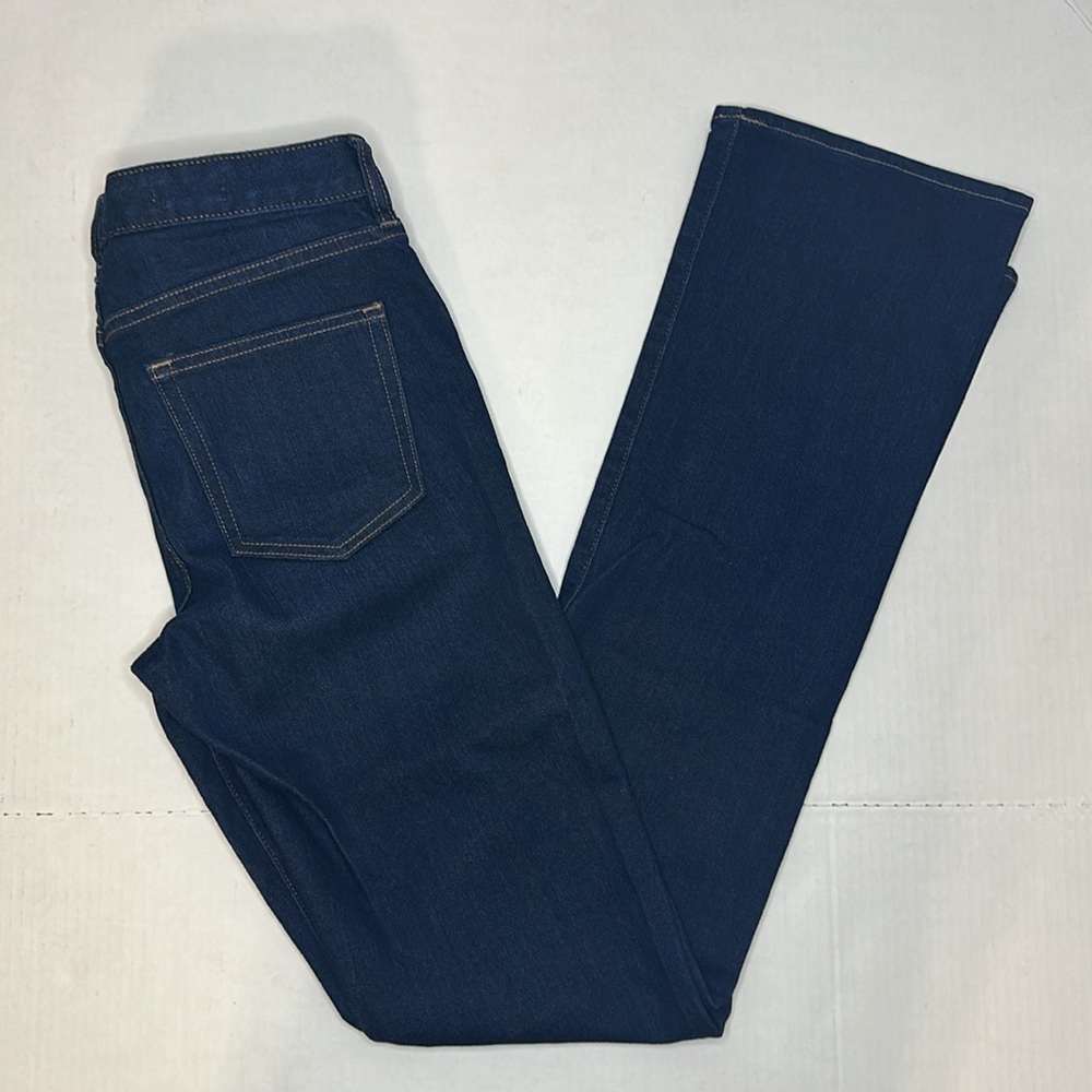 GAP | Perfect Boot Dark Wash Denim Jeans w/ Manufacture Fade | Size 27L - Picture 3 of 10